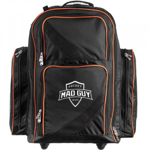 Рюкзак хоккейный на колесах Mad Guy Limited Edition JR черный/оранжевый 