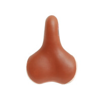 Седло VELO 6-156142 END ZONE комфорт 262х198мм VL-6142 эластомер. коричневое