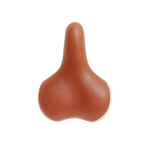 Седло VELO 6-156142 END ZONE комфорт 262х198мм VL-6142 эластомер. коричневое 