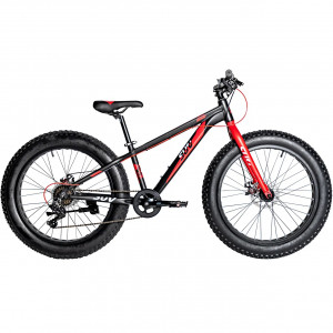 Велосипед Novatrack SUV Fatbike 24&quot; серый рама: 13&quot; (2024) 