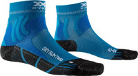 Термоноски X-Socks Sky Run Men teal blue/opal black (2021)