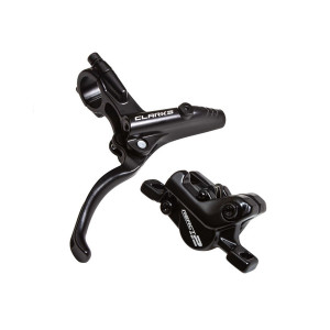 Торм. набор гидр. CLARKS 3-626 диск. пара перед+зад. REACT-2 (минерал. масло, ротор 160+160мм+увелич.торм.ручка+увелич. поршень, VX852) 305г NEW 