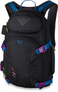 Сноубордический рюкзак Dakine Womens Heli PRO DLX 18L 0RP black ripstop