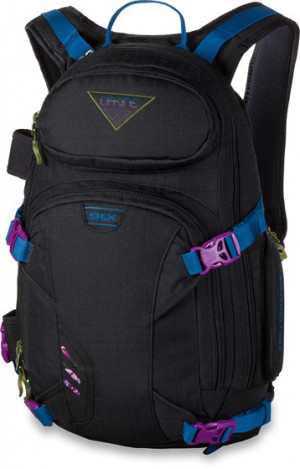 Сноубордический рюкзак Dakine Womens Heli PRO DLX 18L 0RP black ripstop 