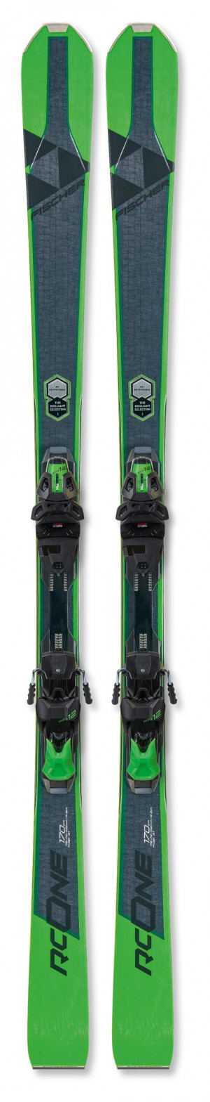 Горные лыжи Fischer Brilliant RC One Multiflex + крепления RSW 12 GW Powerrail Brake 85 [F] (2020) 