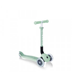 Самокат Globber Junior Foldable Lights Ecologic фисташковый 
