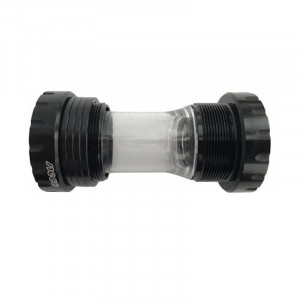 Каретка-картридж Neco BB401 6-210401 корпус 68/73 мм внешние чашки Hollowtech II, BSA 1.37&quot;X24T, R/L, под ось D24, алюминий/пластик 