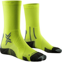 Носки X-Socks Run Perform Crew fluo yellow/opal black F005