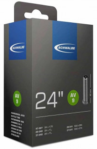 Велокамера 24" Schwalbe AV9 24'x1 1/8-1.75 28/47-507/541 IB AGV 40mm (05-10419310) Велокамера 24" Schwalbe AV9 24'x1 1/8-1.75 28/47-507/541 IB AGV 40mm (05-10419310)