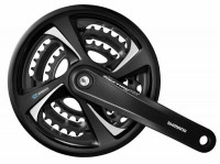 Система Shimano, TX801, 170 мм, для 7/8 ск., Кв, 48/38/28T, защ., черн.