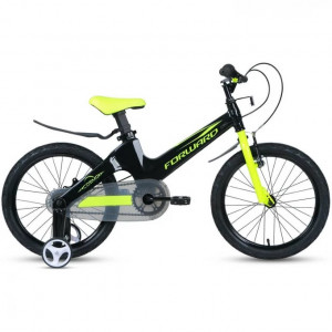 Велосипед Forward Cosmo 16 2.0 черный/зеленый (2022) 