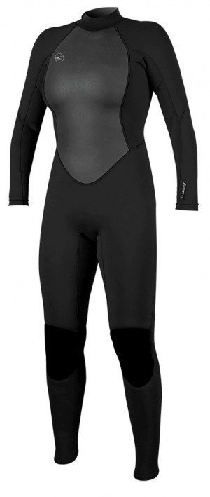 Гидрокостюм женский длинный O&#039;Neill WMS Reactor-2 5/3 Back Zip Full Black/Black S21 (5068 A00) 