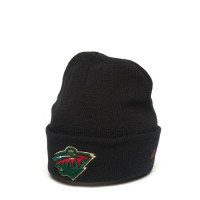 Шапка Atributika&Club NHL Minnesota Wild черная (55-58 см) 59367