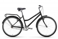 Велосипед Forward BARCELONA 26 1.0 черный/белый 17" (2022)