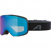 Маска Alpina Slope Q-Lite black-black matt/Q-Lite blue S2 размер M