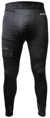 Термобелье брюки CCM Cut Resistant Compression Pant W Jock Sr Bk