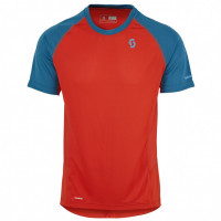 Майка Scott Trail MTN Polar Crew к/рук seaport blue/fiery red