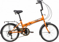Велосипед NOVATRACK складной, TG30, 20" оранжевый (2020)