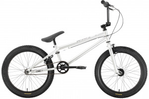 Велосипед Stark Madness BMX 1 серебристый/чёрный (2021) 