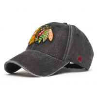 Бейсболка Atributika&Club NHL Chicago Blackhawks серая (55-58 см) 31241