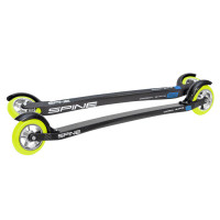 Лыжероллеры коньковые Spine Carbon Skate (615/86А_9/100х24/PU) черные