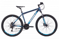 Велосипед Dewolf Ridly 40 26" темно-синий/белый/светло-голубой/черный Рама: 16" (2021)