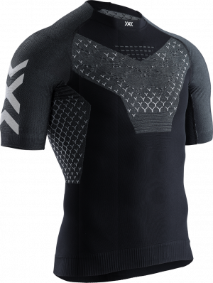 Футболка для бега X-Bionic Twyce 4.0 Run Shirt Men Opal Black/Arctic White 