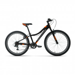 Велосипед Forward Twister 24 1.0 черный/оранжевый рама: 12&quot; (2023) 