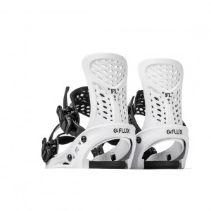 Крепления для сноуборда Flux FL white (XS) (2024) 