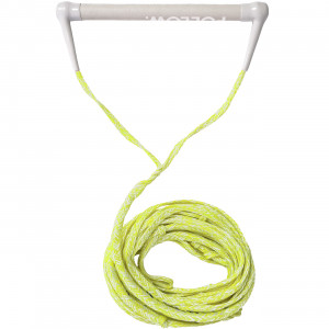 Фал с рукояткой для вейкборда Follow The Basic Package fluro yellow 