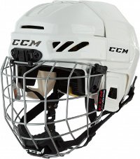 Шлем с маской CCM Fitlite 3DS Youth Combo white (N SZ)