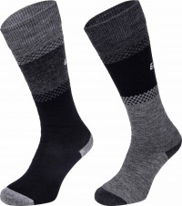 Гольфы Eisbar Ski Comfort 2 Pack Black/Light Grey (2022)