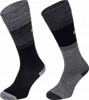 Гольфы Eisbar Ski Comfort 2 Pack Black/Light Grey (2022) 