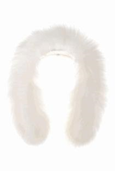 Меховой воротник Vist ICE PEARL NATURAL FUR COLLAR (MOONLIGHTFLOW) WHITE (000000) (2023)