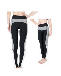 Легинсы лайкра женские Jetpilot Sport Lycra Legging Black/Char 2007902 (2020)