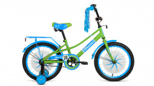 Велосипед Forward Azure 20 зеленый/голубой (2021) 