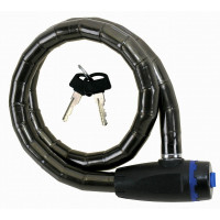 Замок M-Wave 5-230810 на ключе с защитным колпачком, черный