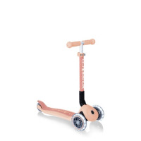 Самокат Globber Junior Foldable Lights Ecologic персиковый