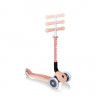 Самокат Globber Junior Foldable Lights Ecologic персиковый - Самокат Globber Junior Foldable Lights Ecologic персиковый