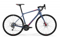 Велосипед Merida Silex 4000 28" matt steel blue glossy red (2021)