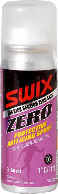 Мазь держания Swix защитный спрей антиобледенитель Racing Zero 50 мл (N2C)