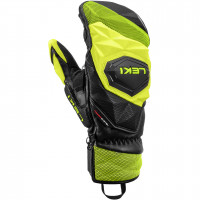 Варежки Leki WCR Venom SL 3D Mitten black/ice lemon 654801601