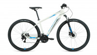 Велосипед Forward Apache 29 3.2 HD серый/синий рама 17" (2022)