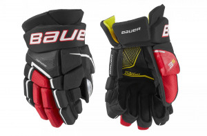 Перчатки Bauer Supreme 3S S21 JR black/red (1058653) 