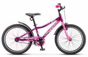 Велосипед Stels Pilot-210 20&quot; Z010 Фиолетовый/розовый (2021) 