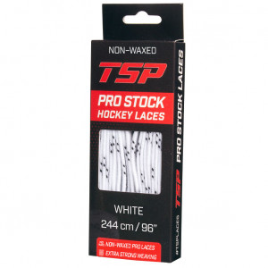 Шнурки хоккейные TSP PRO Stock Non-Waxed White 