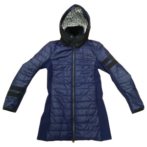 Куртка One More 401 Woman Freetime Eco-Padded Softshell Hoody Coat navy/navy/black 0D401ZL-33FB 