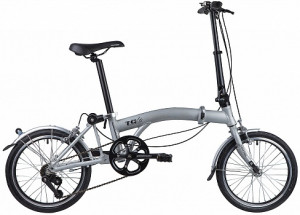 Складной велосипед NOVATRACK Sunrise TG-16&quot;, серый (2020) 