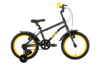 Велосипед Stark Foxy Boy 16 черный/желтый (2022)