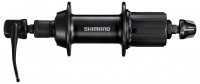 Втулка задняя Shimano TX500, v-br, 32 отверстия, 8/9 скоростей, QR, old:135мм, цвет черный